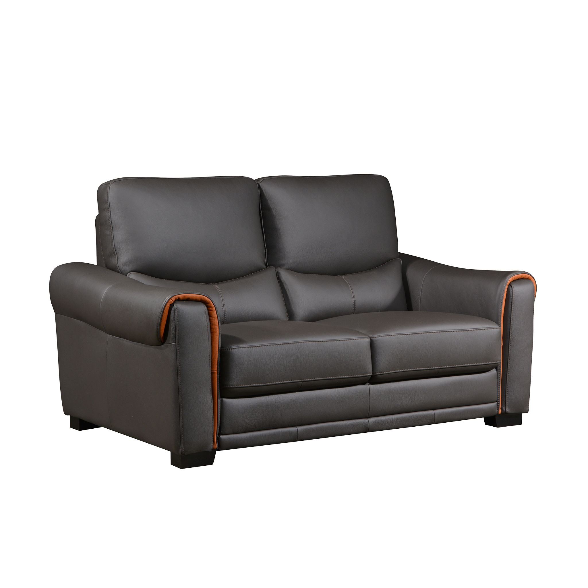 Enzo leather on sale reclining sofa