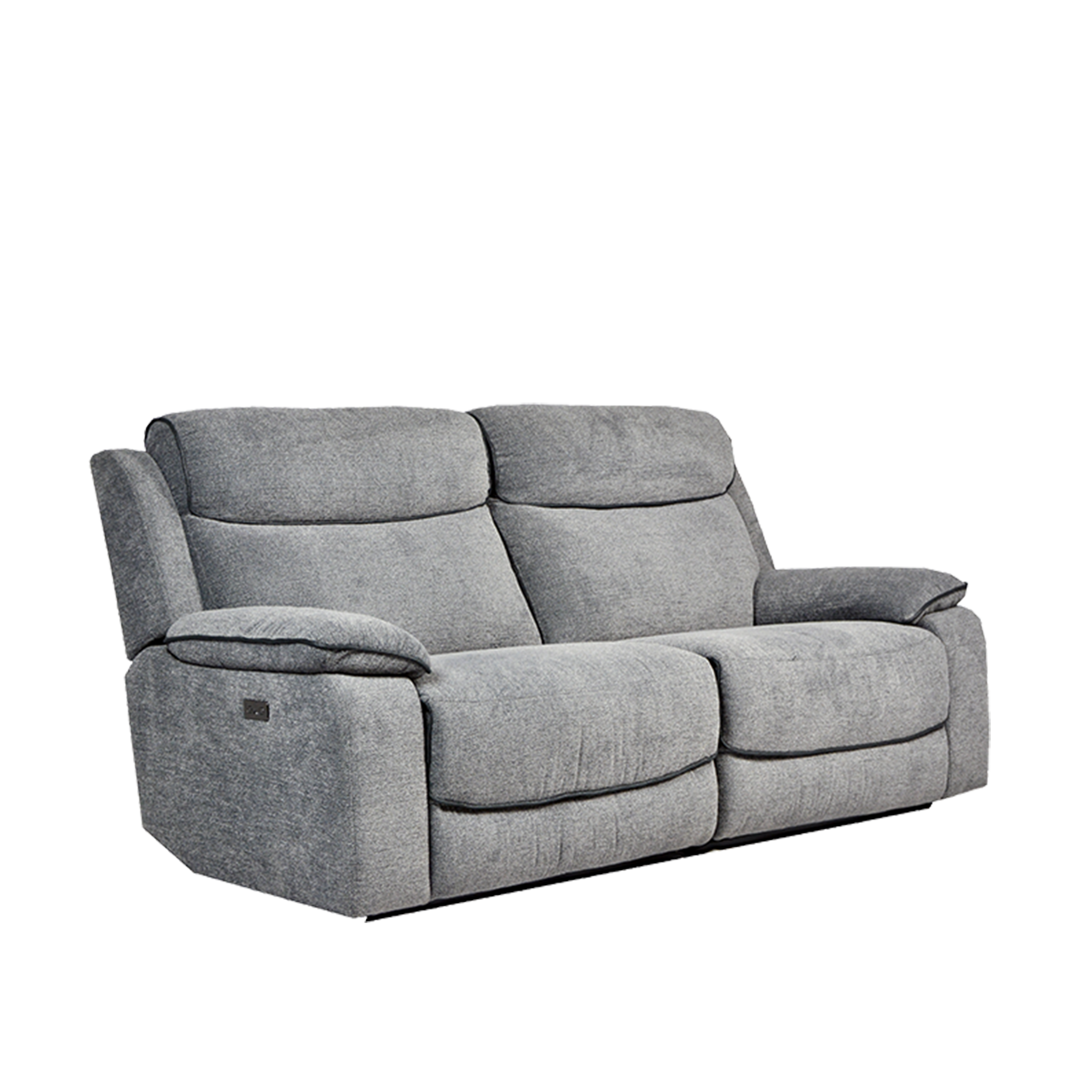 2 Seater Electric Recliner Sofa In Fabric Duxton 3057